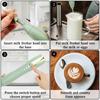 Hand Mixer Milk Frother for Coffee Matcha Handheld Foam Maker Electric Whisk Drink Mixer Rechargeable Egg Beater With Stand