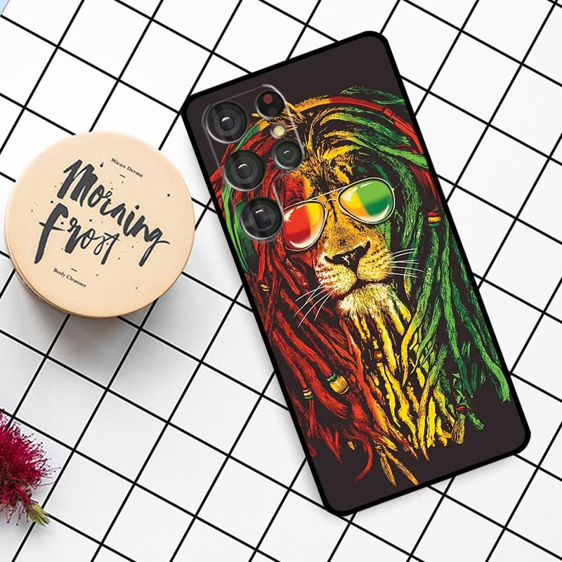 

Reggae Bob Marley Case For Samsung Galaxy S24 FE S21 S22 S23 S25 Ultra S9 S10 Plus S20 FE S25 FE Phone Cover Galaxy S25Ultra
