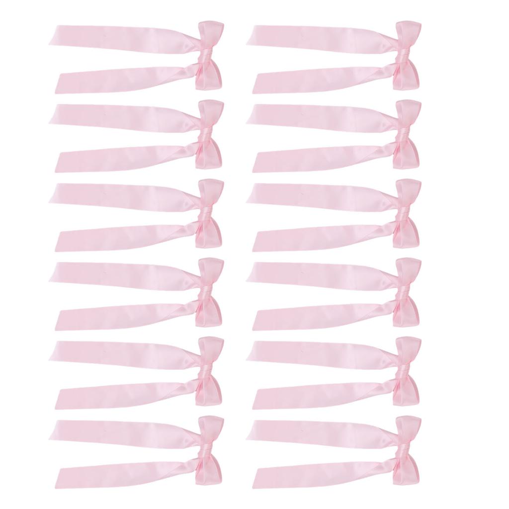 12pcs Candlestick Bows Decor 13 Inch Large Coquette Decorations Bows for Table Self Adhesive Wedding Bridal Shower Party Centerpieces