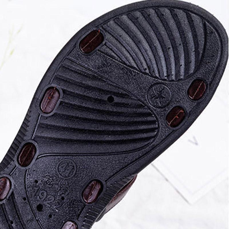 Slippers Men's Beach Sandals Summer Thick Sole Non-Slip Breathable Casual Shoes