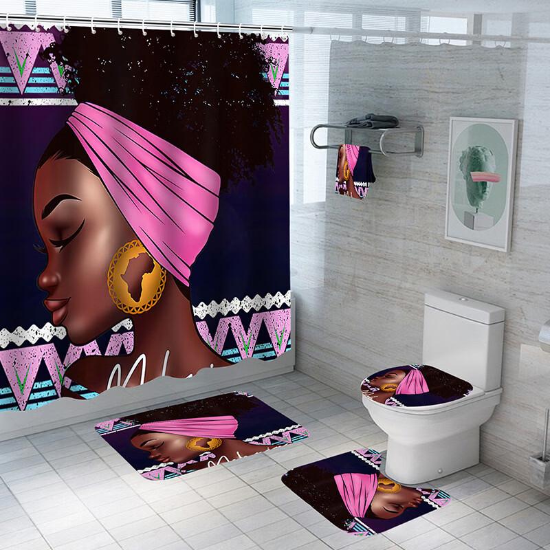 

Hàndùn Cartoon Animal Print Waterproof Shower Curtain