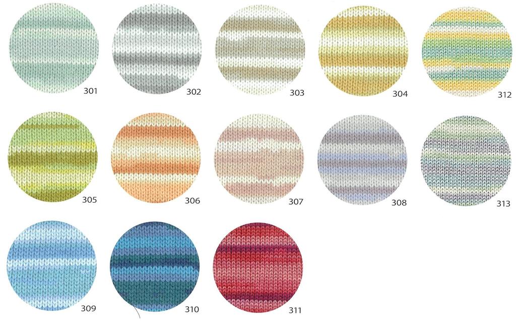 Hamanaka Washed Cotton Gradient Wool Thick Col.310 Blue 40g Approx. 102m 10 Ball Set 2333