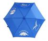Okamoto Harajuku Store - 4 Dinosaurs, Finger-Pinch-Free, Easy-Open, Lightweight, 50cm Folding Umbrella for Kids (Blue)
