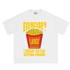 Exercise I Thought You Said Extra Fries Funny Food Meme Tshirt Unisex Unisex Harajuku T Shirt Summer Shortsleeved Cotton Tshirts
