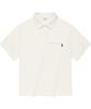 Open Collar Pocket T-Shirt White