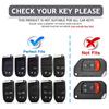 Zinc Alloy Leather Car Key Cover Case For Jeep Renegade Wrangler Patriot Grand Compass Cherokee Liberty WK2 KL Auto Accessories