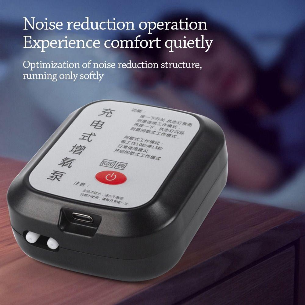 New 2 Hole Aquarium Air Pump Low Noise Ultra Silent Air Pump for Fish Tanks USB Silent Operation Oxygen Pump for Fish Tank