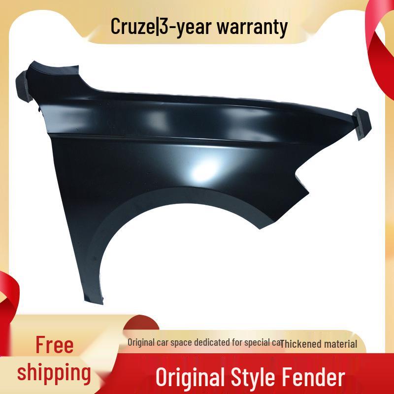 Black Painted Front Fender Liners & Accessories for Chevrolet Cruze (Left & Right)