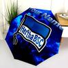 1 PC Automatic Folding Umbrella - Hertha BSC Custom Name Pattern, Portable & Foldable Design with 8 Ribs, Christmas Birthday Gifts