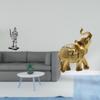Vintage Knight Elephant Sculpture Creative Tabletop Ornament for Entryway Bookshelf Office Desk