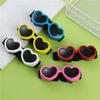 Pet Glasses Dog Cat Sunshade Glasses Heart Shape UV Windproof Goggles Cute Headwear Pet Decor Photography Prop Pet Supplies Gift