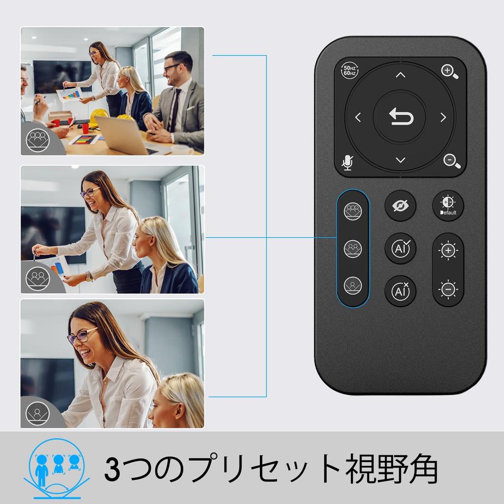 Angetube 4K Webcam Conference Camera High Speed Auto Framing 10x Zoom 1080p 60fps with Privacy Viewing AI Remote Auto Light Correction Noise Canceling