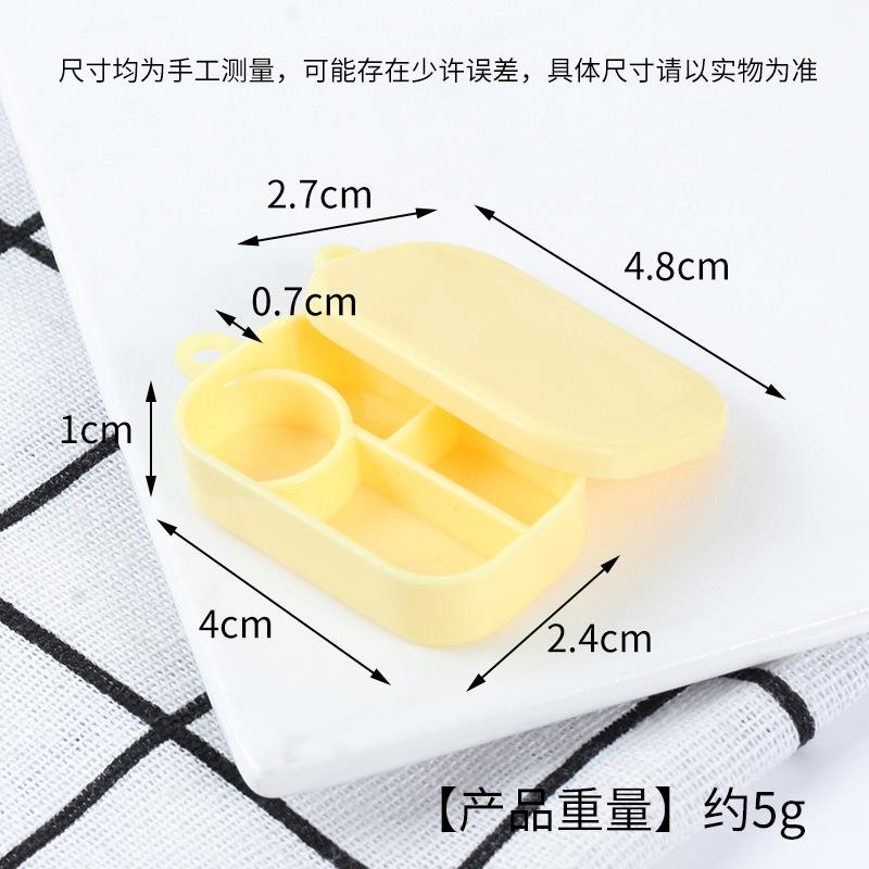 Mini Miniature Simulation Plate Small Bowl Tableware Diy Food Play Accessories Mini Container Play House Kitchen Toys