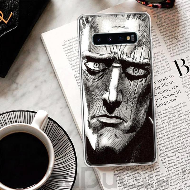 One P-Punch-Man Saitama King Cover For Samsung Galaxy S8 S9 Plus S10 Lite Note 8 9 10 Pro 20 Ultra S7 Edge M11 M21 M32 M51 Print