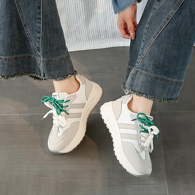 Fashion CRLAYDK Summer Women's Non Slip Tennis Platform Walking Shoes Breathable Running Sneakers Casual Mesh Comfortable Trainers