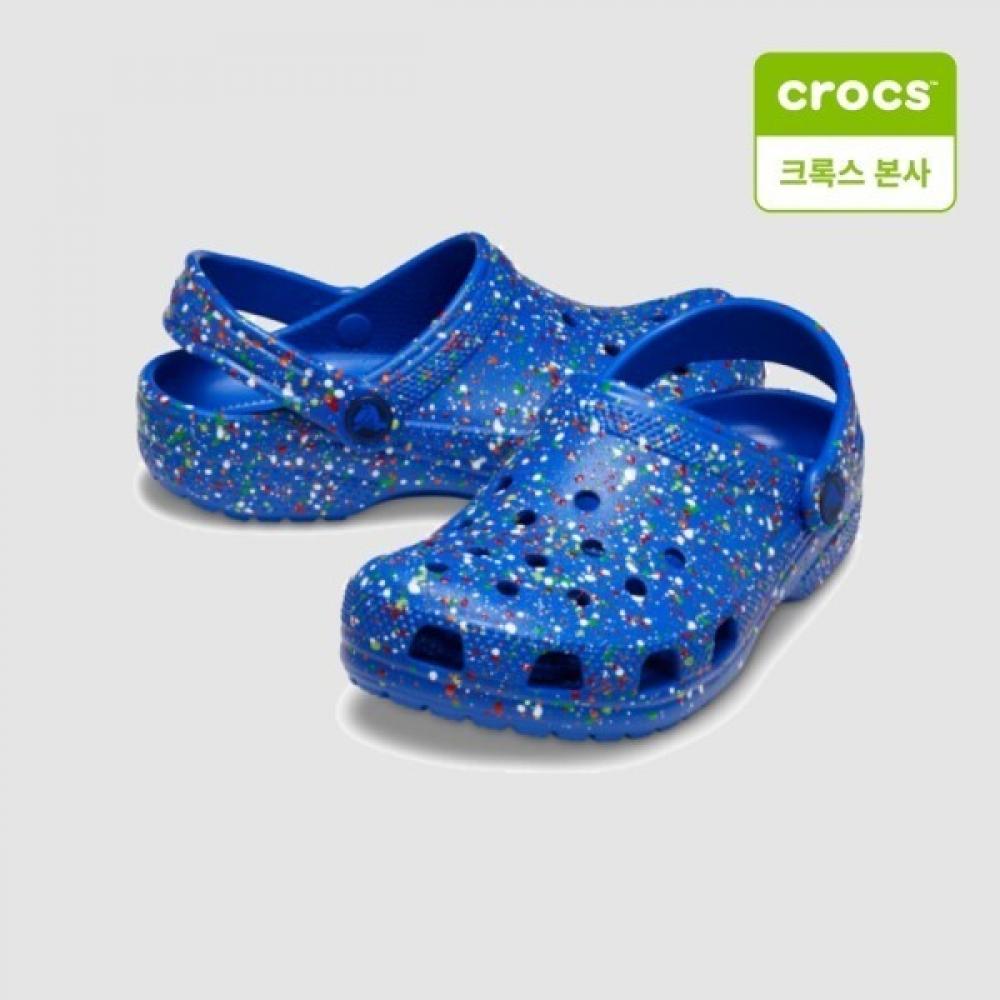 Crocs Kids Classic Paint Splatter Clog Toddler Blue Volt 211169 4kz Blue Vault/C10(165mm)