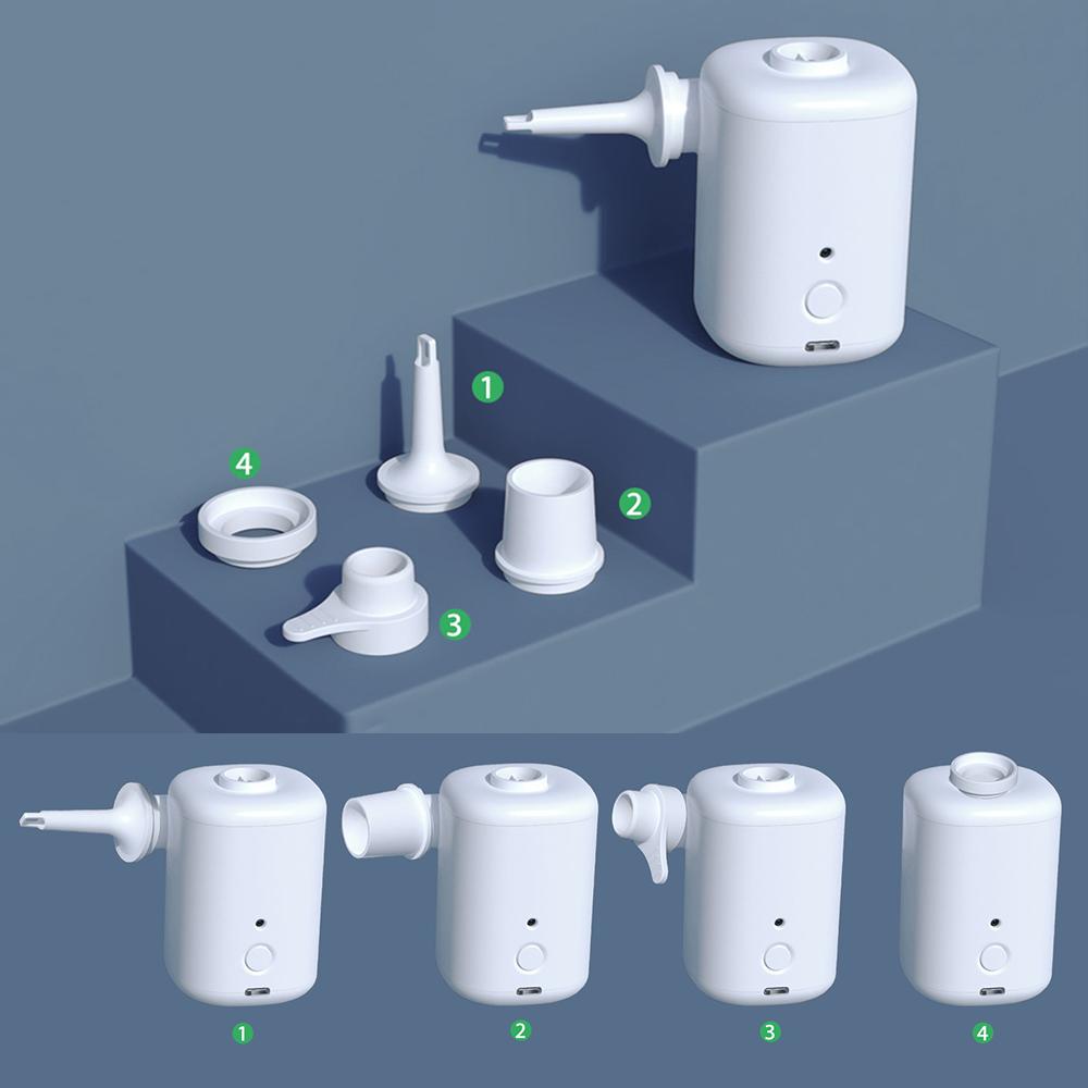 Mini pompă electrică de aer 2200Pa cu umflare și dezumflare fără fir 3000mAh umflare reîncărcabilă