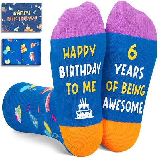 Zmart Birthday Gift Ideas - Socks for Boys Girls Age 5-12 &18-19 Year Old Birthday Gifts