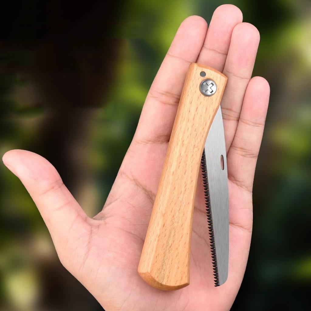 Upgrades Hand Saws Single Edged Pull Saw with Sharp Flat Blades Foldable Designs Cutting Tool 9cm Length for Woodworking