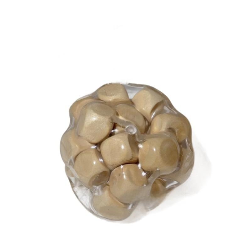 Creative Wooden Stress Ball With Tpr Material For Kids And Teens Stress Relief And Sensory Play