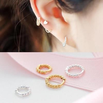 Bubble Minimalist Earrings (Sold Individually) (Large Gold Silver)