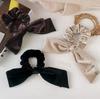 Elegant Velvet Hair Ties for Women with  Knots Large Bow Headbands Hair Bands Autumn Winter Simple Fashion Hair Acce...