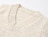 Men's Wool Blend Sleeveless V-Neck Knit Vest - Loose, Warm Base Layer for Autumn/Winter