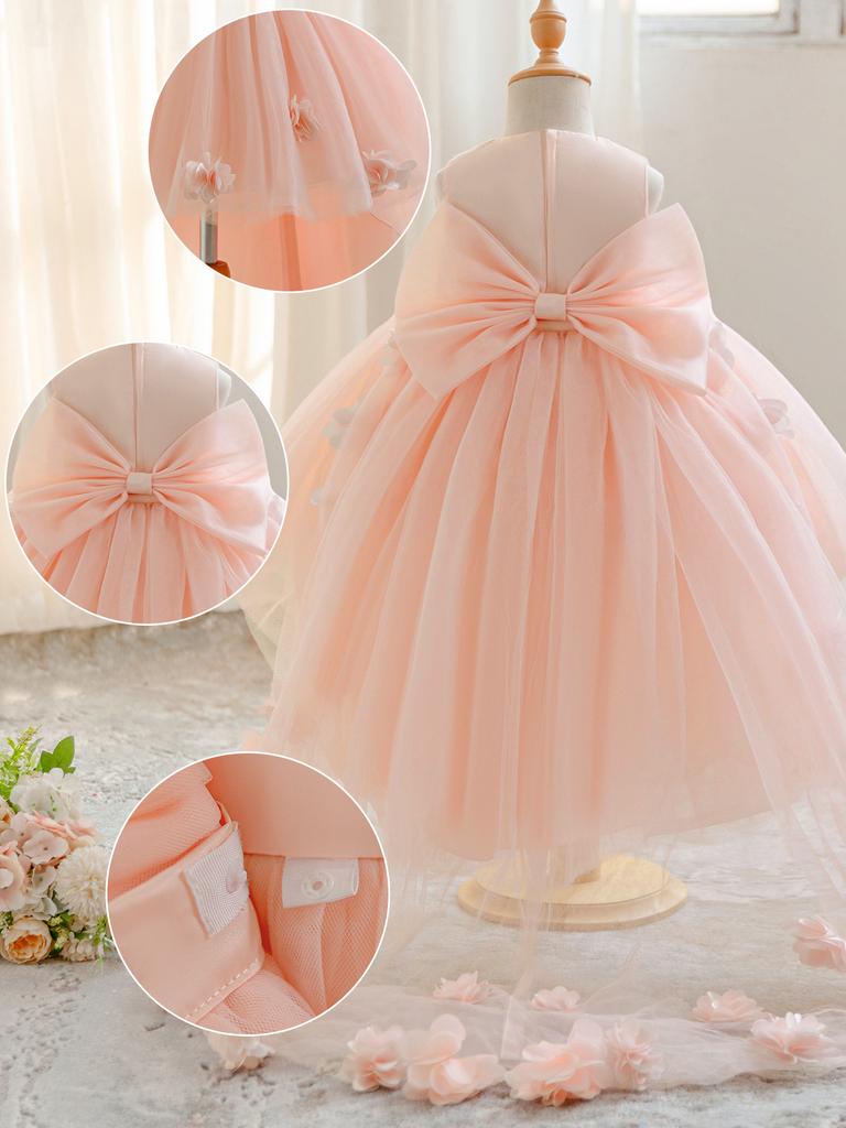 0-3Y Christmas Dress Newborn Baptism Wedding Dress for Baby Girl First Birthday Party Wear Toddler Girl Christening Gown Clothes T3083