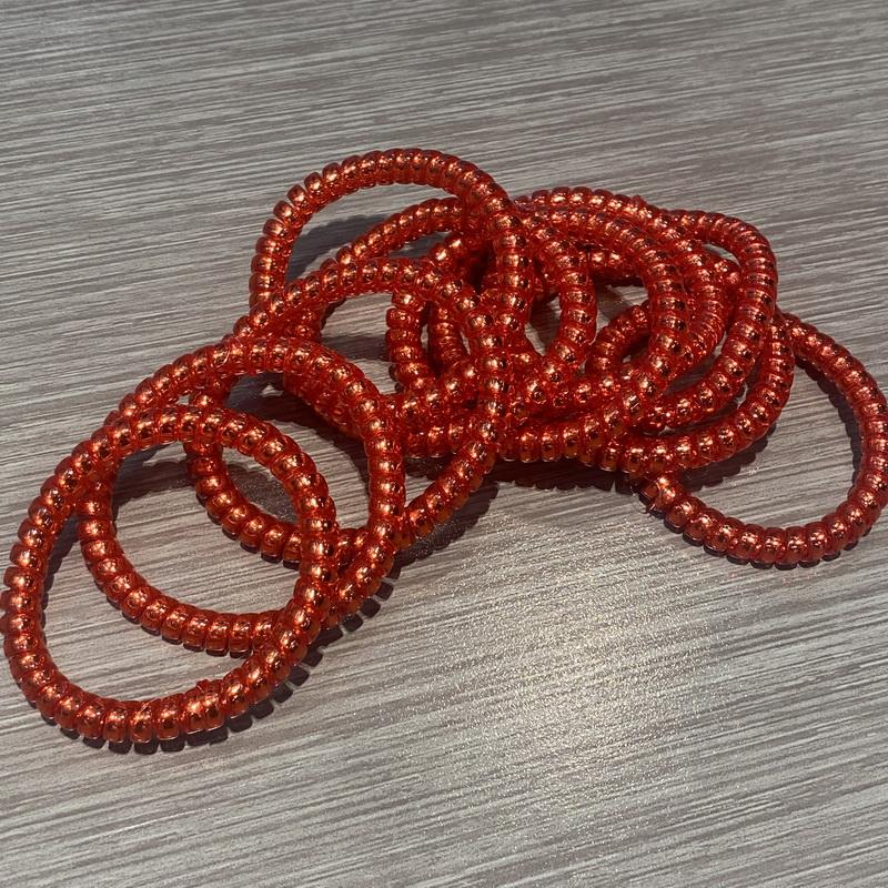 10 buc/set Elastice de păr tip arc de sârmă de telefon pentru femei, culori solide, elastice de păr pentru fete, elastic de păr tip scrunchie telefon