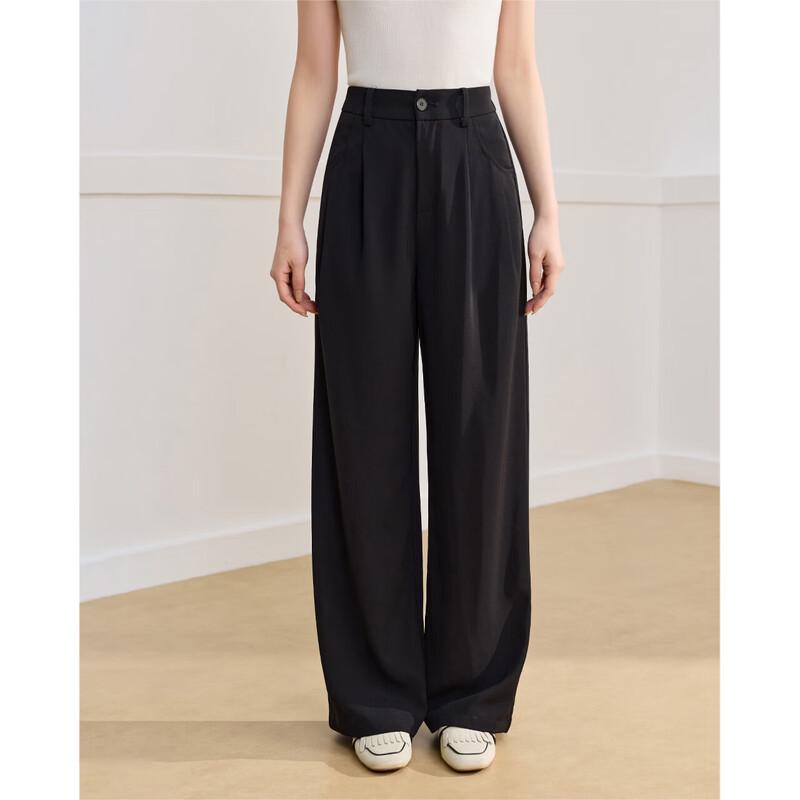 IEF Petite Women's Wide-Leg Commuter Pants