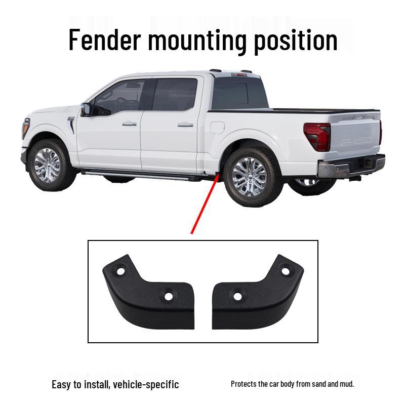 21-25 Ford F150 Mud Flap Delete Body Corner Spoiler