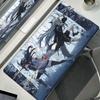 Arknights Mauspade Anime Mädchen Lappland Mauspade Gamer Große Schreibtischunterlage Mit Verriegeltem Rand XXL Gaming Teppich PC Tastatur Zubehör