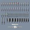 66-in-1 Multi-Purpose Cross-Functional S2 Steel Ratchet Screwdriver Set with High Hardness Bits