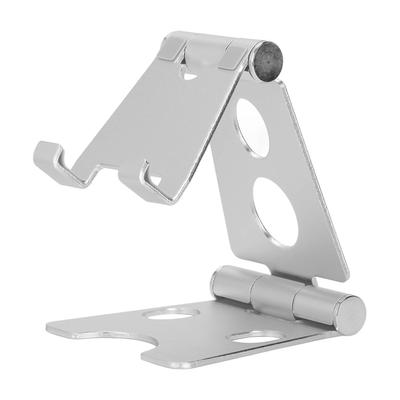 Aluminum Alloy Desk Cell Phone and Tablet Holder Multi Angle Adjustment Cell Phone Stand for Live