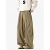 American Retro Washed Scimitar Overalls Men's Spring and Summer New Trendy Brand Design Sense Loose Casual Wide-leg Trousers