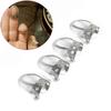 Guitar Finger Picks Metal Picks Thumb and Index Finger Sleeves Metal Finger Sleeves Picks Speed Picks
