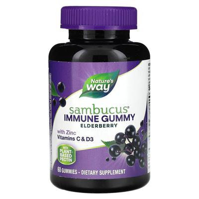 Sambucus, Imunitní gumové bonbony, Bez černý, 60 gumových bonbonů
