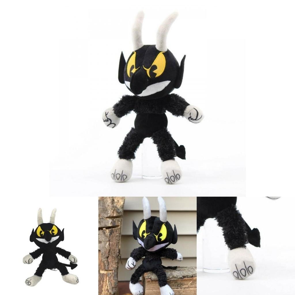 Adorable Cuphead Mugman Devil Boss Plush Toy Stuffed Animal Doll For Kids Baby Xmas Gift Decor