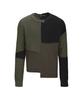 ADSB ANDERSSON BELL Patchwork Asymmetric Crewneck Sweater Atb1330M(Multi)