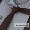 Plaid Retro Casual & Business Formal Coffee Cotton Tie