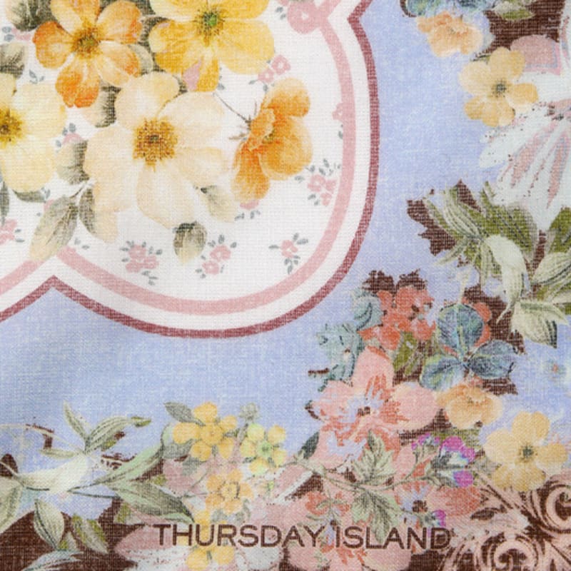Thursday Island Square Flower Garden Bandana_T256MHC144W