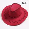 Western Cowboy Hats for Men and Women Faux Leather Sun Hat Outdoor Hats for Men and Women