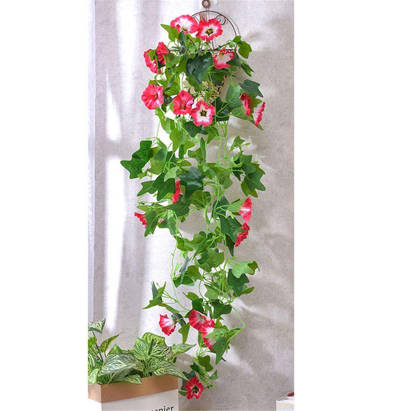 Fake Morning Glory Vine For Stunning Indoor And Outdoor Decoration**
