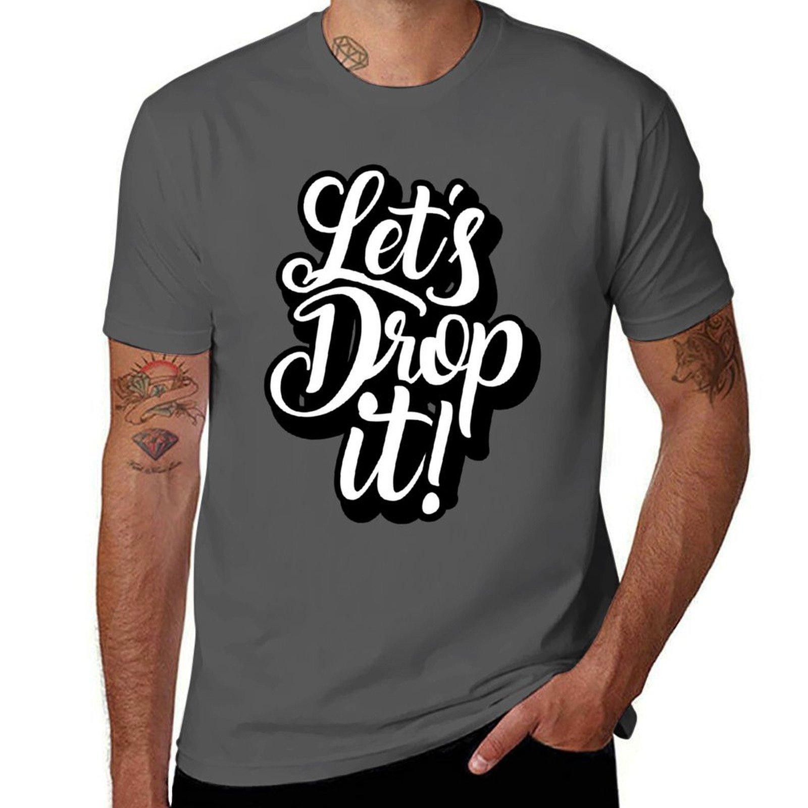 

Lets Drop It | SHADOW T-Shirt t shirts for man graphic vintage man t shirt cotton T-Shirt 4XL