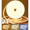 Lamomo LED Strip Lights, Tunable White Neon Rope Lights with Remote, 32.8Ft Dimmable 3000K-6000K Flexible Led Light Strip, Waterproof Silicone 24V