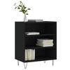 Vidaxl Cabinet, Black, 57X35X70 Cm, Wood-Based Material