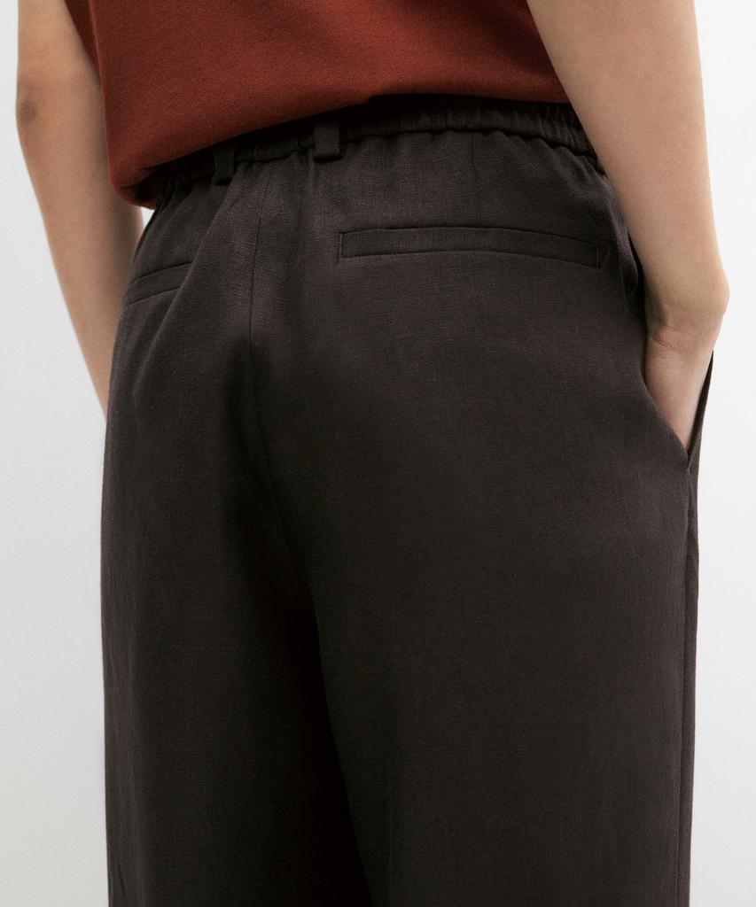 Masimodutti Total Look 100% Linen Pants
