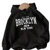 Women's Brooklyn Style Hoodie - Long Sleeve & Drawstring