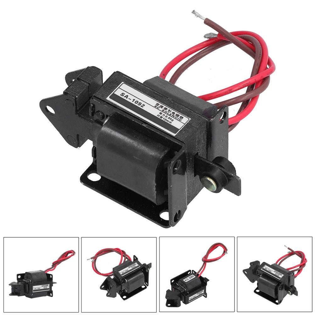 AC220V AC Solenoid Electromagnet Traction Push Pull Electric Magnet SA‑1092