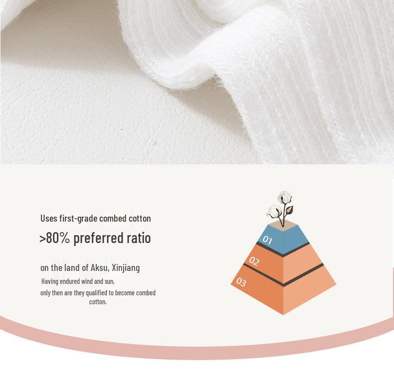 Mädchen-Baumwollsocken in mittlerer Wadenlänge - Einfarbig für Frühling, Herbst und Winter